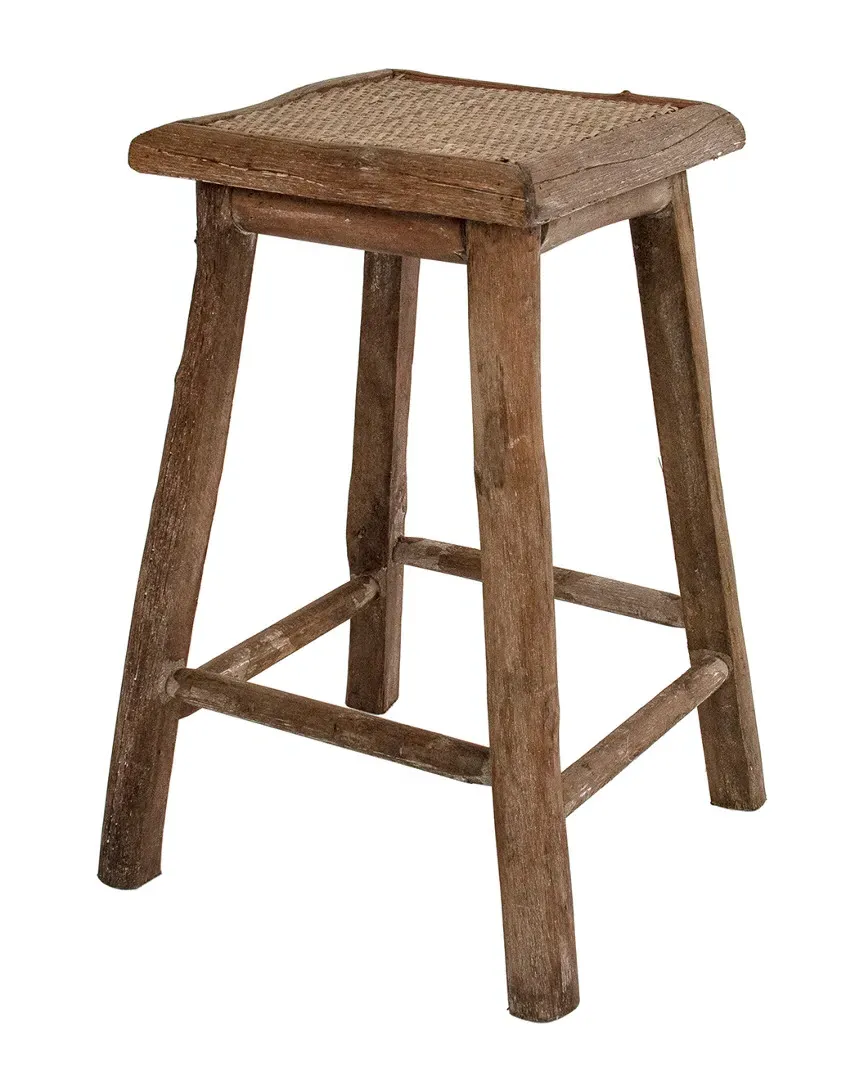 Zentique Rattan Stool - Brown image