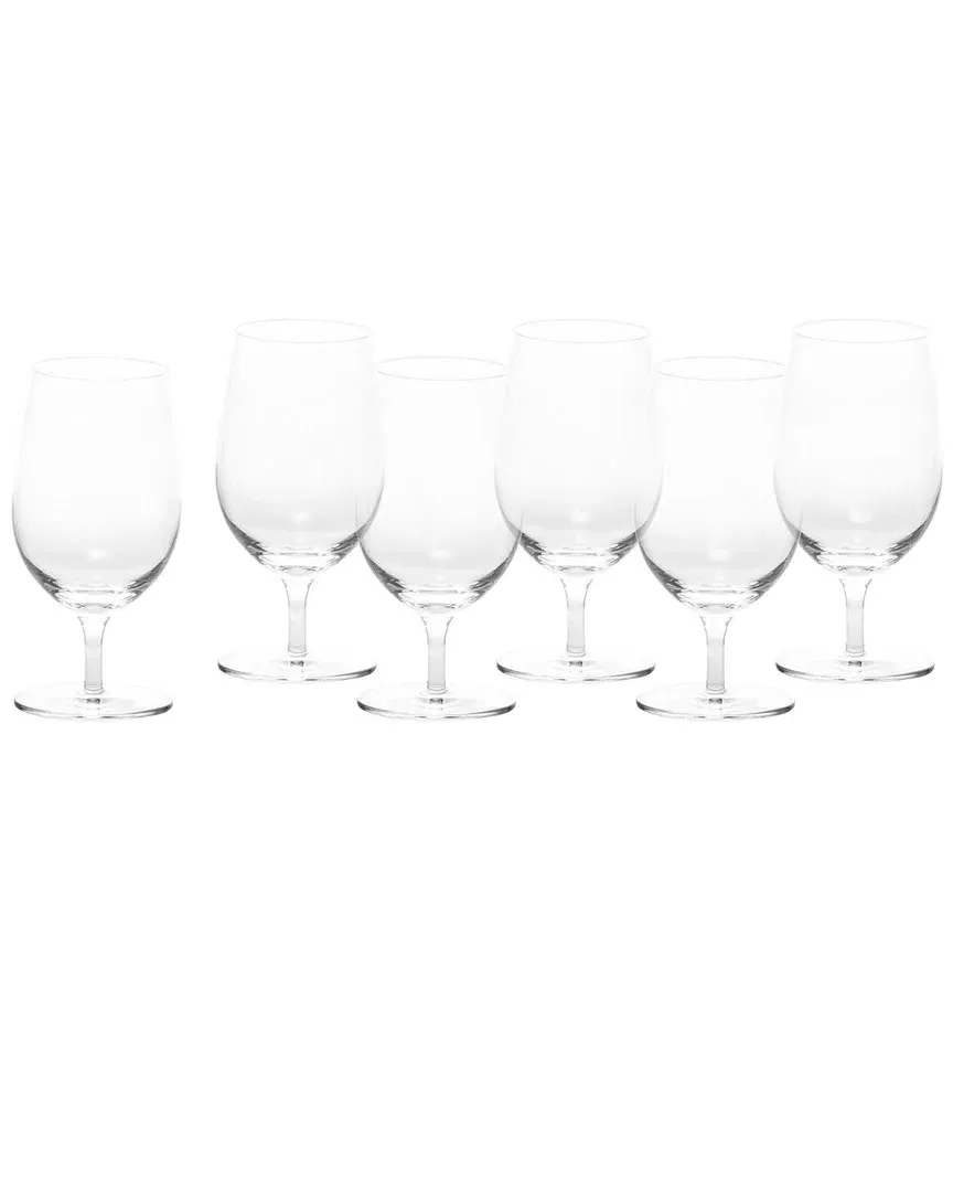 Banquet 6-Piece Water Glass Set - Clear, Crystal