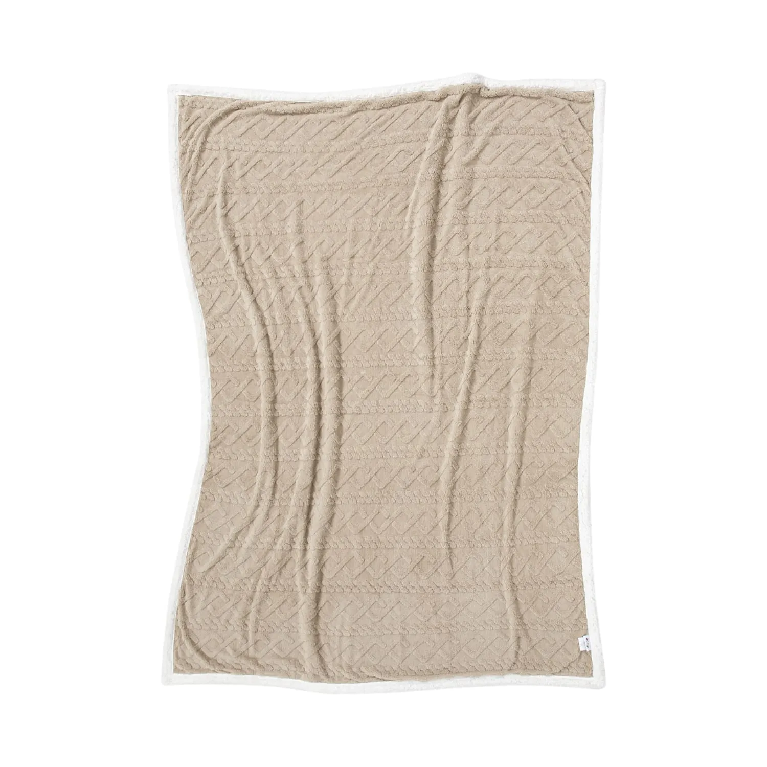 Alice Throw Blanket - Brown, Polyester