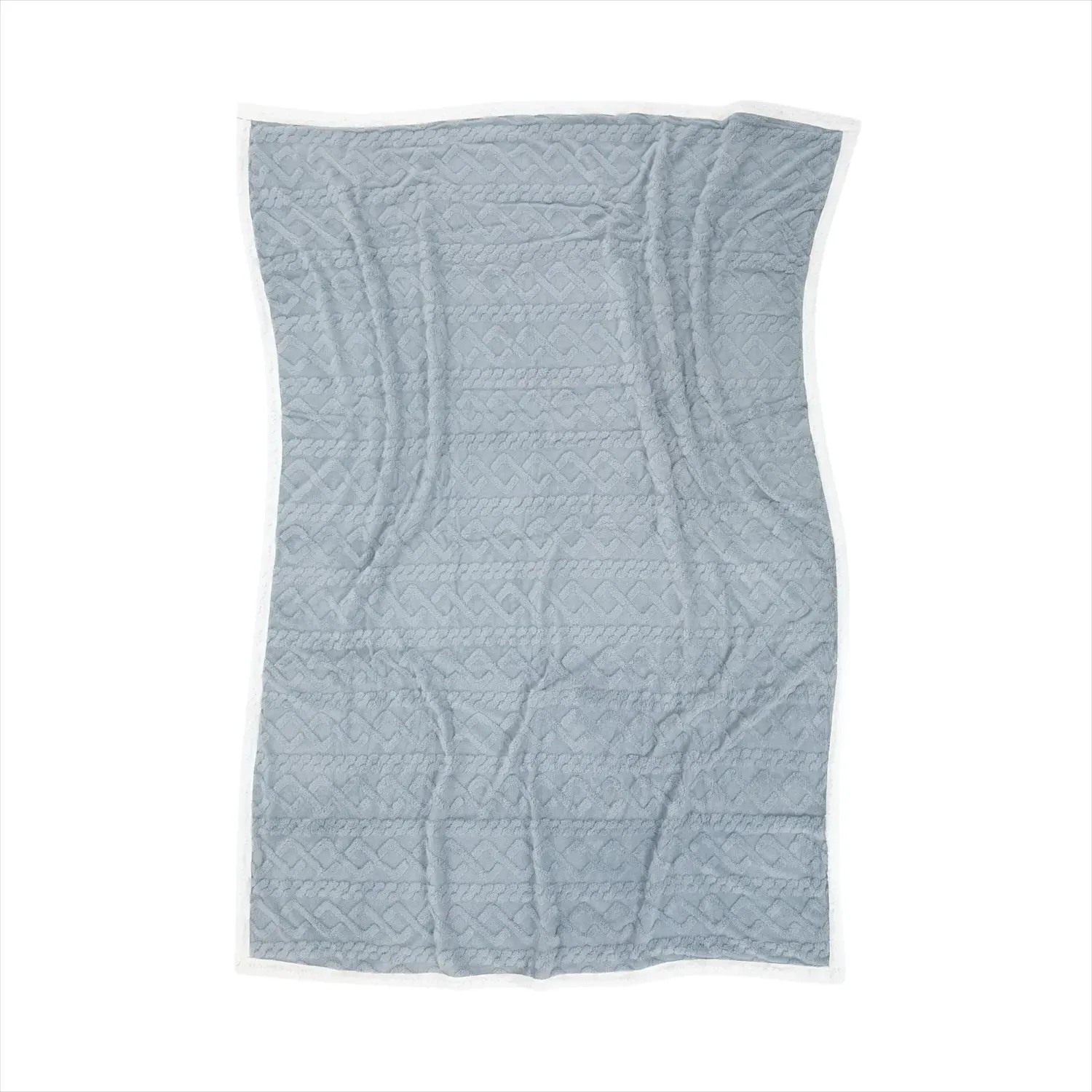 Alice Throw Blanket - Grey, Polyester