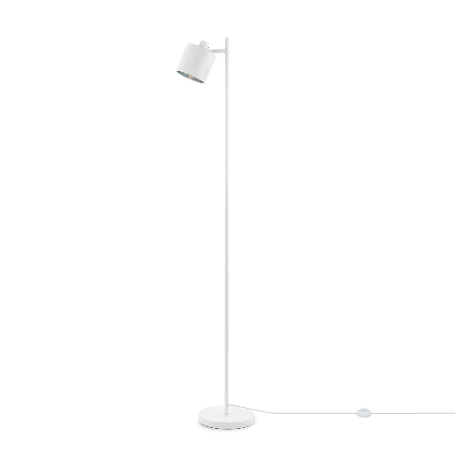 Alina Floor Lamp - Silver, Steel