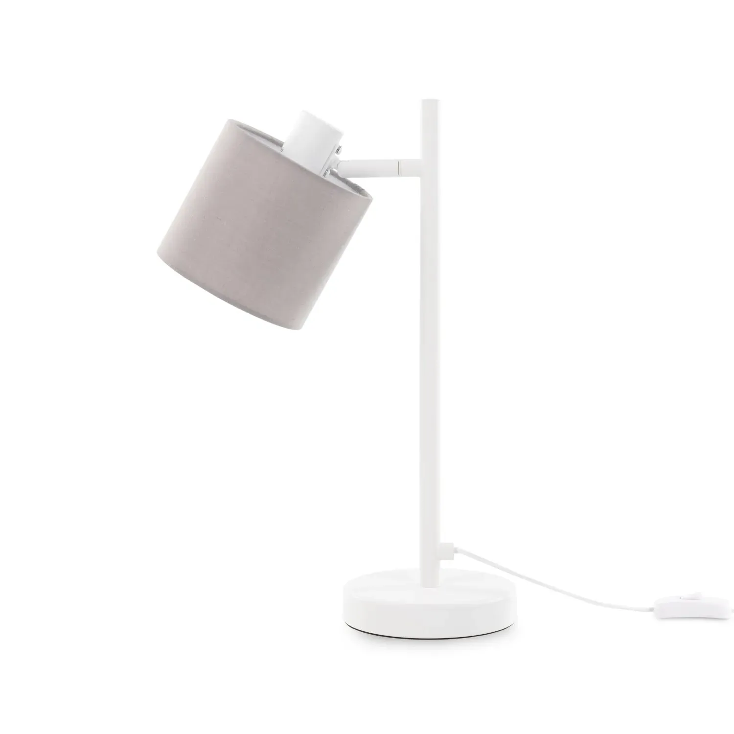 Alina Table Lamp - Light Grey, Steel