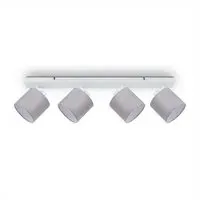 Alina Wall and Ceiling Light - Light Grey, Steel