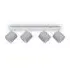Alina Wall and Ceiling Light - Light Grey, Steel