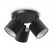 Alina Wall and Ceiling Light with 3 Sockets - White, Steel