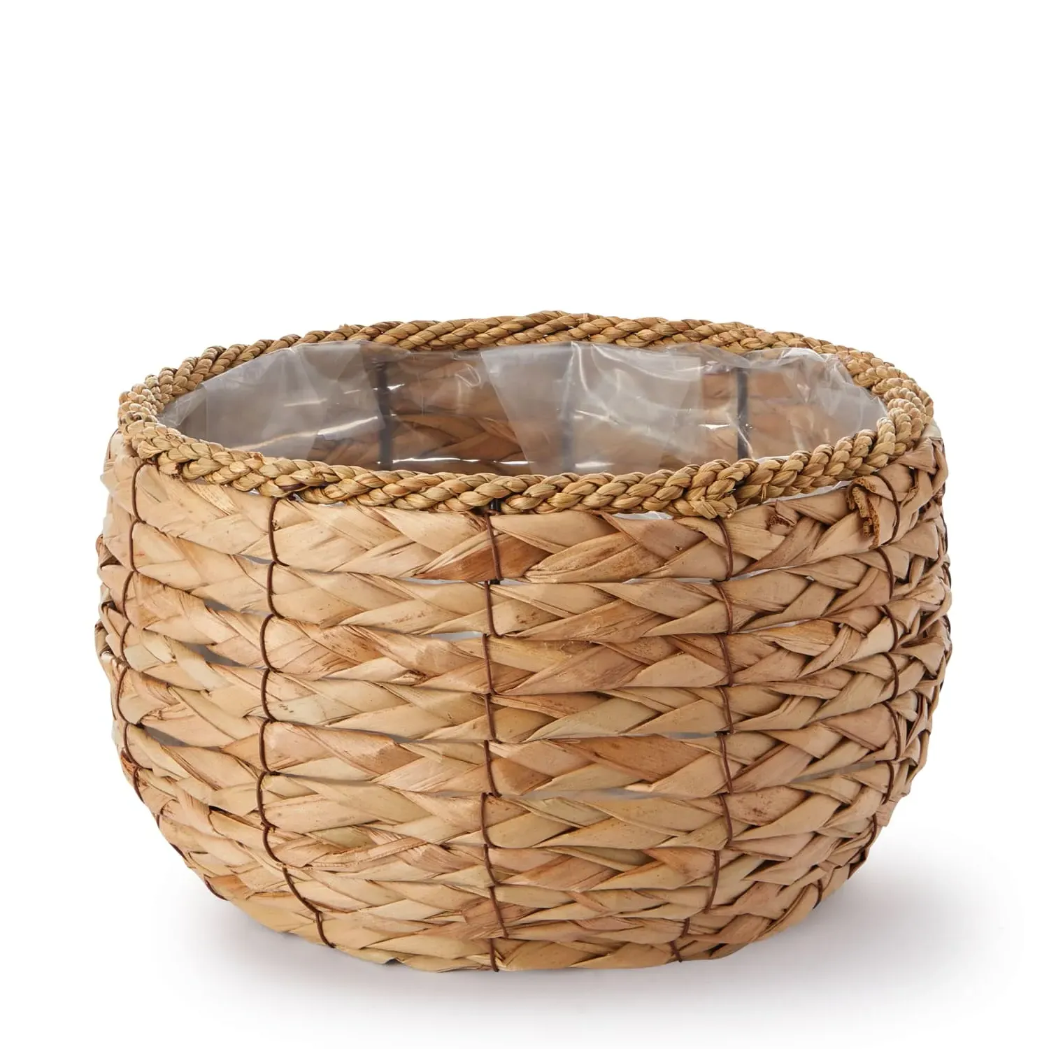 Almada Plant Pot Set - Beige, Woven Grass image