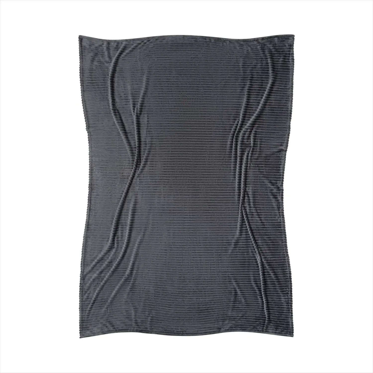 Angy Plush Blanket - Anthracite, Polyester image