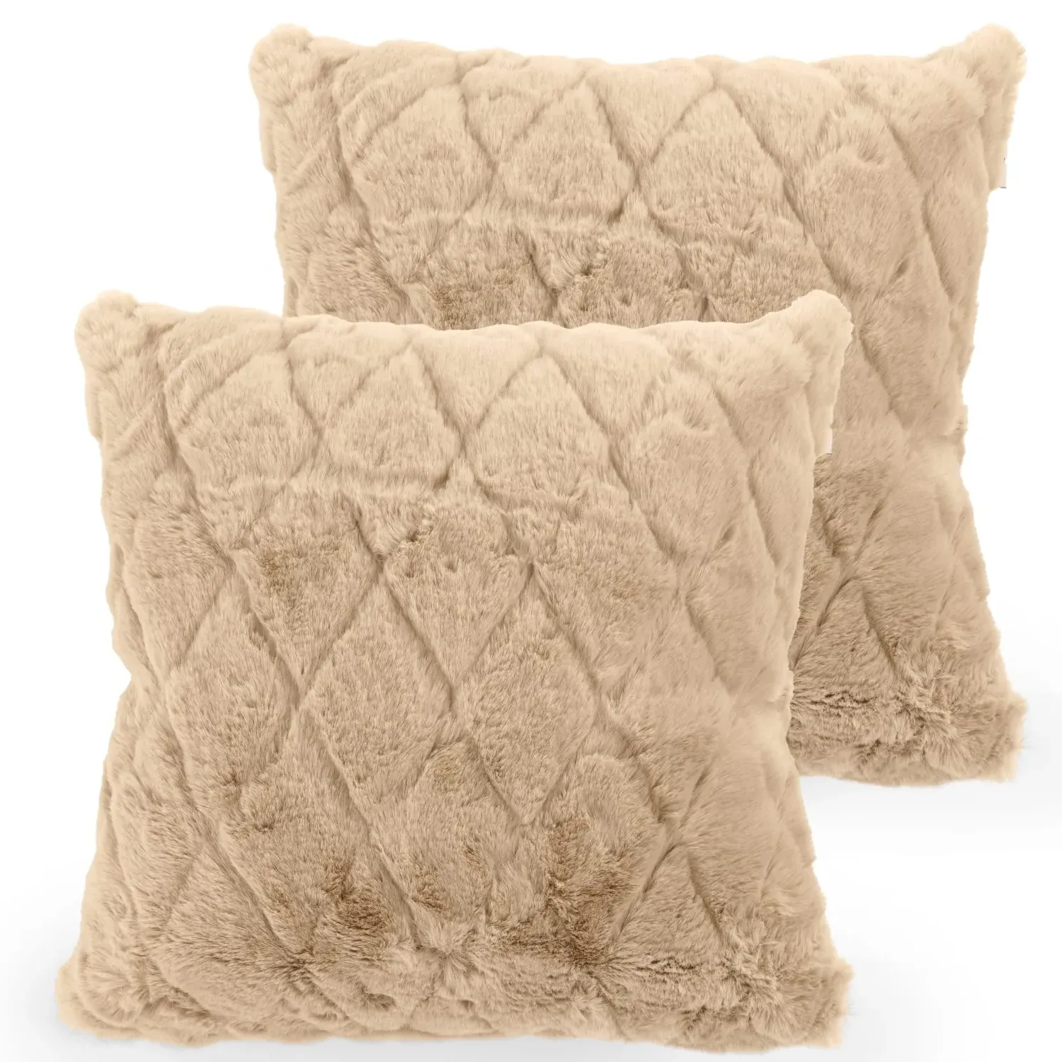 Arnia Cushion Cover - Beige, Polyester