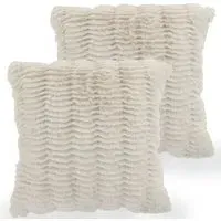 Arnia Cushion Cover - Cream, Polyester