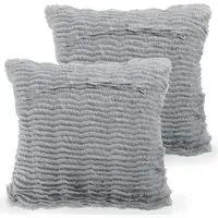 Arnia Cushion Cover - Grey, Polyester