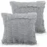 Arnia Cushion Cover - Grey, Polyester
