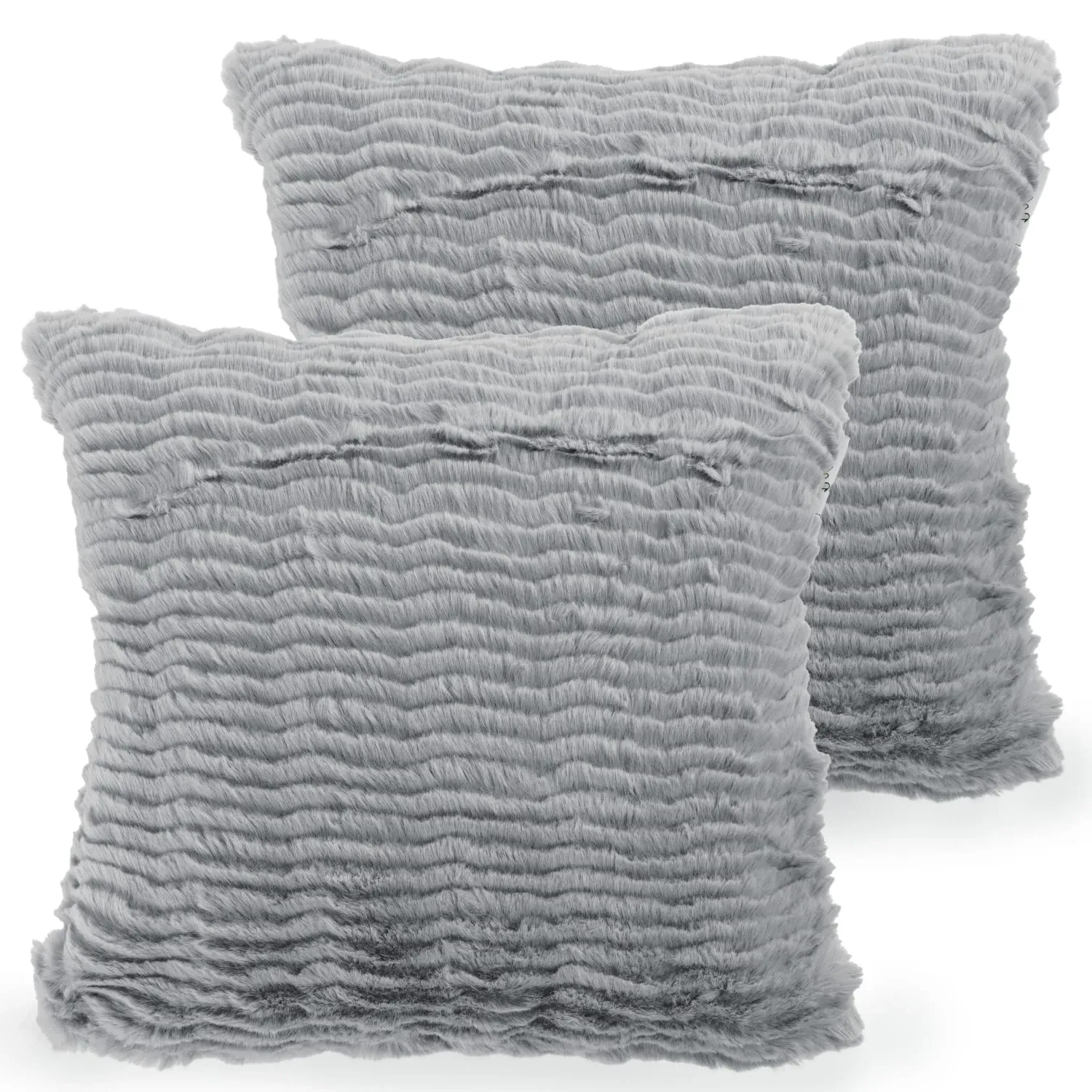 Arnia Cushion Cover - Grey, Polyester