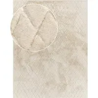 Arnia Diamond Pattern Rug - Cream