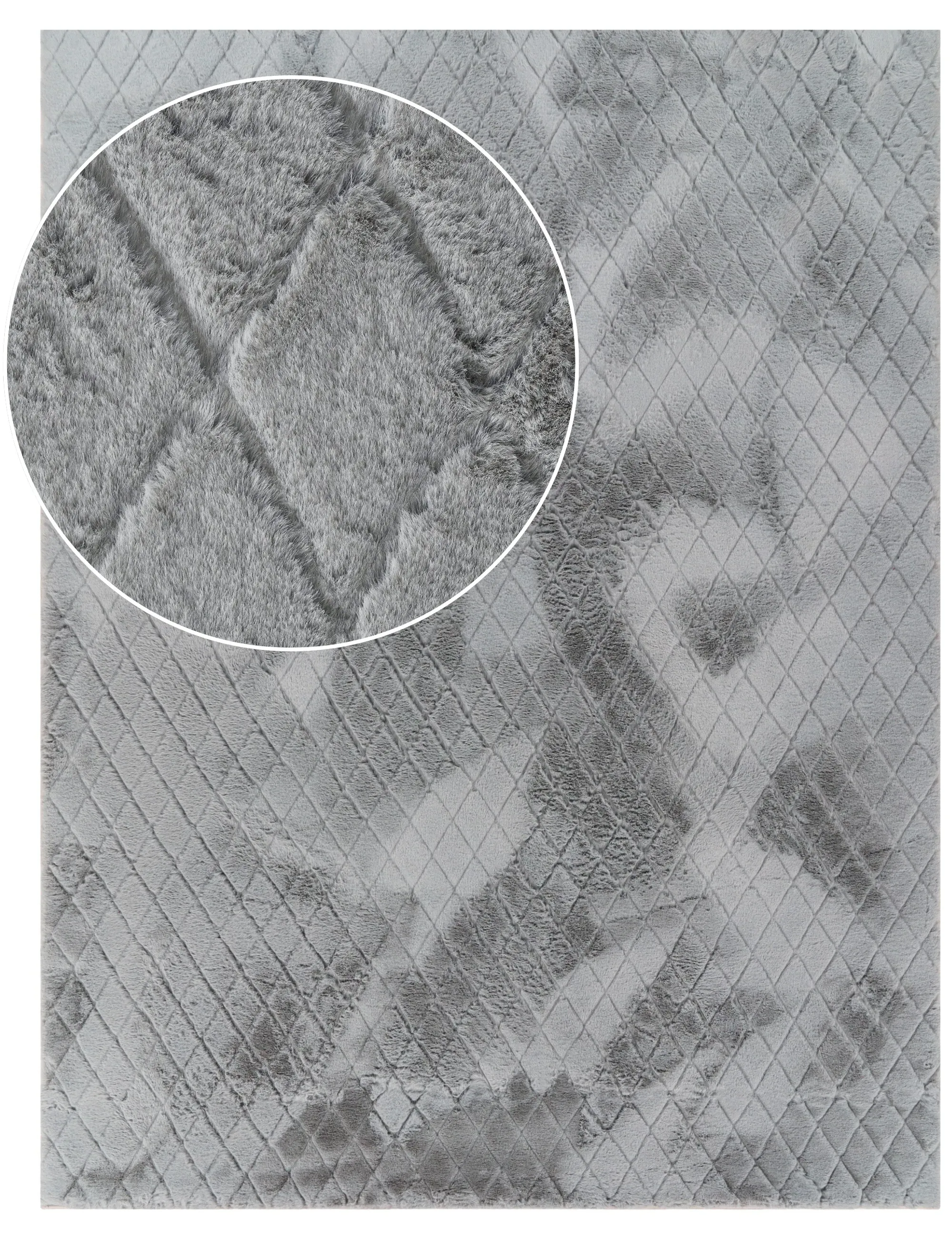 Arnia Fur Rug - Grey product