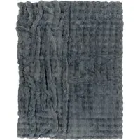 Arnia Throw Blanket - Anthracite, Polyester