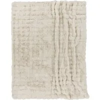 Arnia Throw Blanket - Cream, Polyester