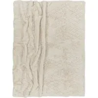 Arnia Throw Blanket - Cream, Polyester