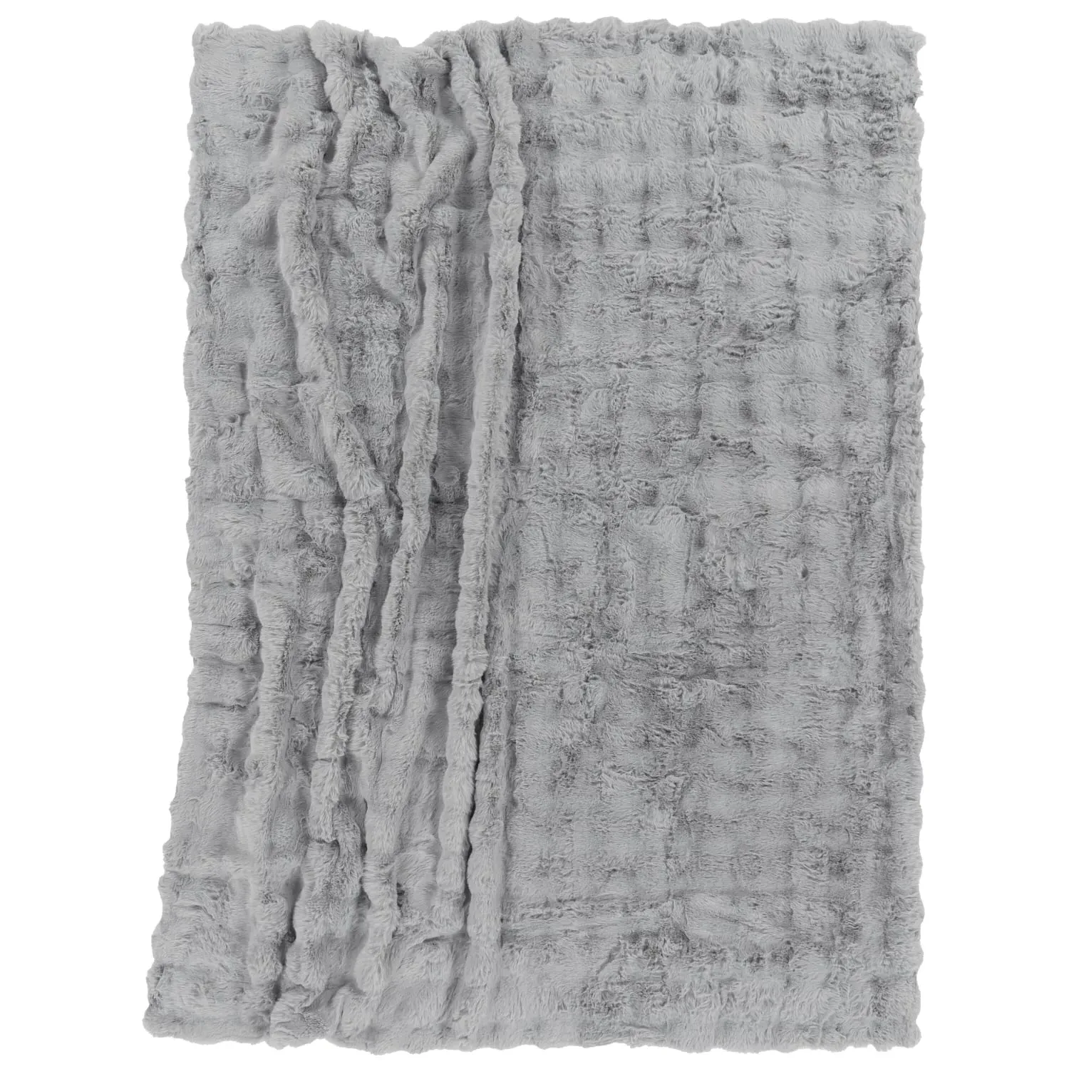 Arnia Throw Blanket - Grey, Polyester