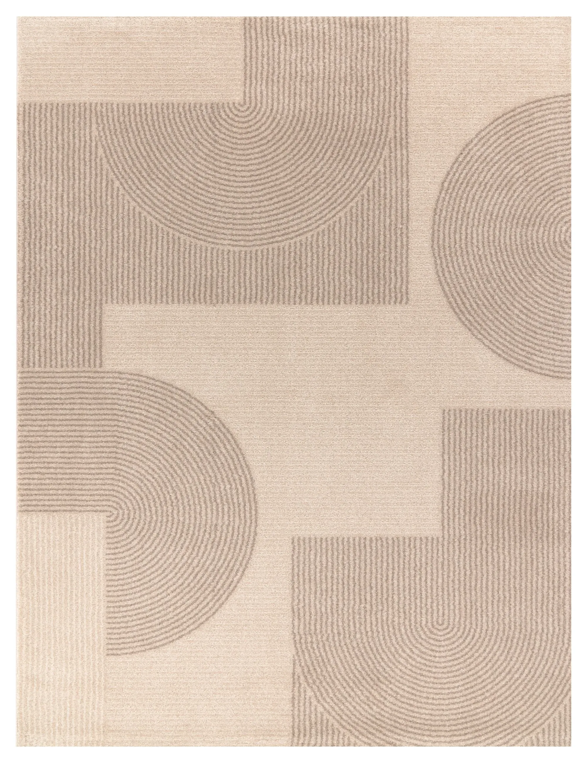 Balsa Abstract Rug - Beige image