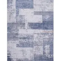Bavaria Short Pile Rug - Blue