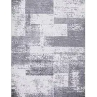 Bavaria Short Pile Rug - Grey