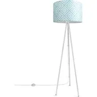 Bella Floor Lamp - Light Blue, Steel