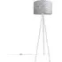 Bella Floor Lamp - Light Grey, Steel