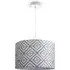 Bella Pendant Light - Light Grey, Aluminum