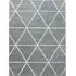 Bella Rug with Geometric Pattern - Grey