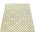 Bella Rug with Zigzag Diamond Pattern - Yellow