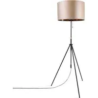 Beton Floor Lamp - Beige, Velour