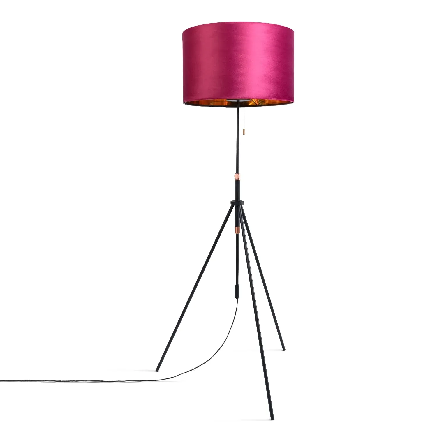 Beton Floor Lamp - Purple, Velour