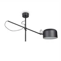 Bovel Ceiling Light - Black, Steel