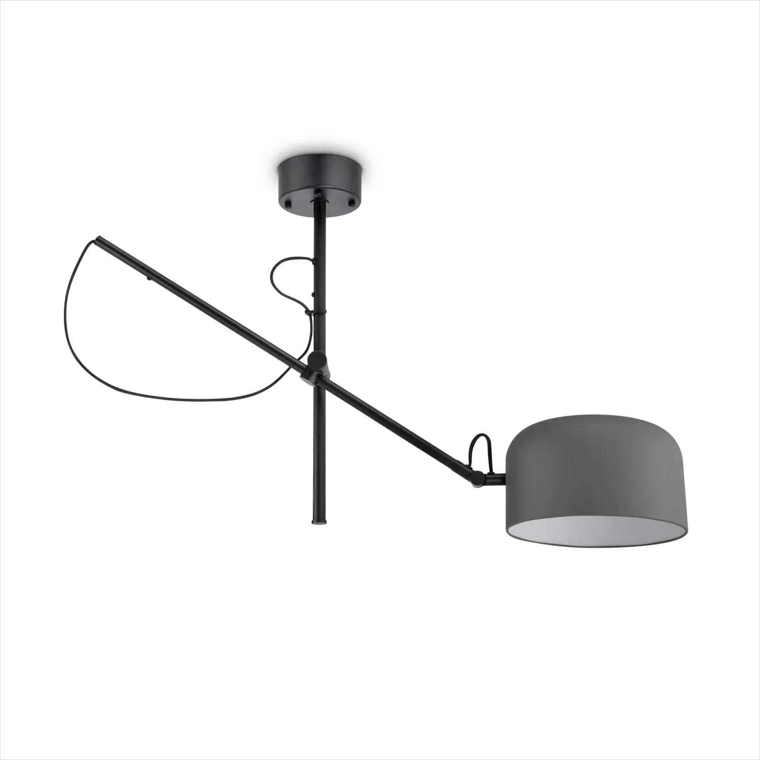 Bovel Ceiling Light - Grey, Steel product
