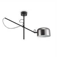 Bovel Ceiling Light - Nickel, Steel