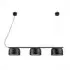 Bovel Pendant Light with 3 Sockets - Black, Steel