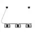 Bovel Pendant Light with 3 Sockets - Nickel, Steel