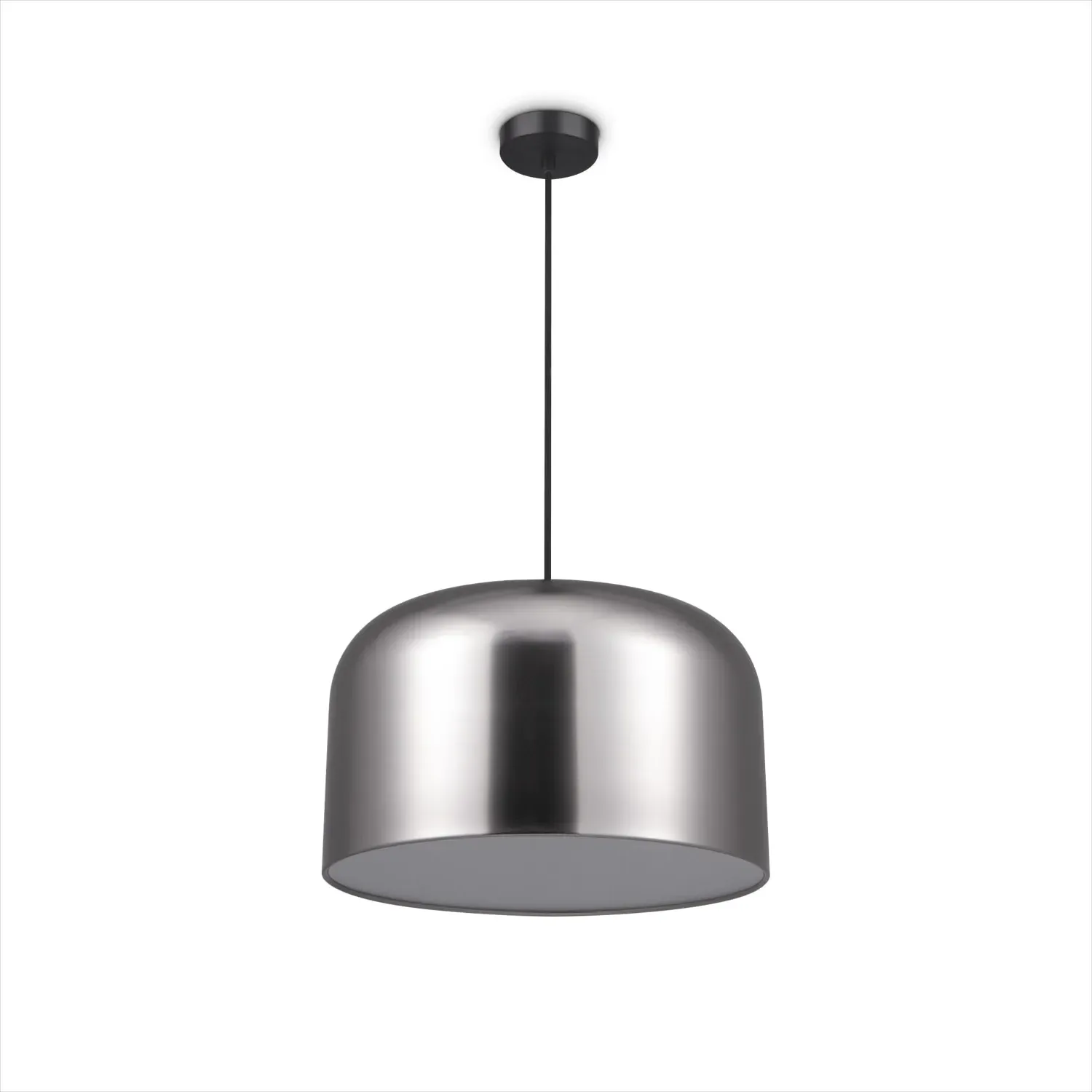 Bovel Pendant Light with Adjustable Height - Nickel, Steel