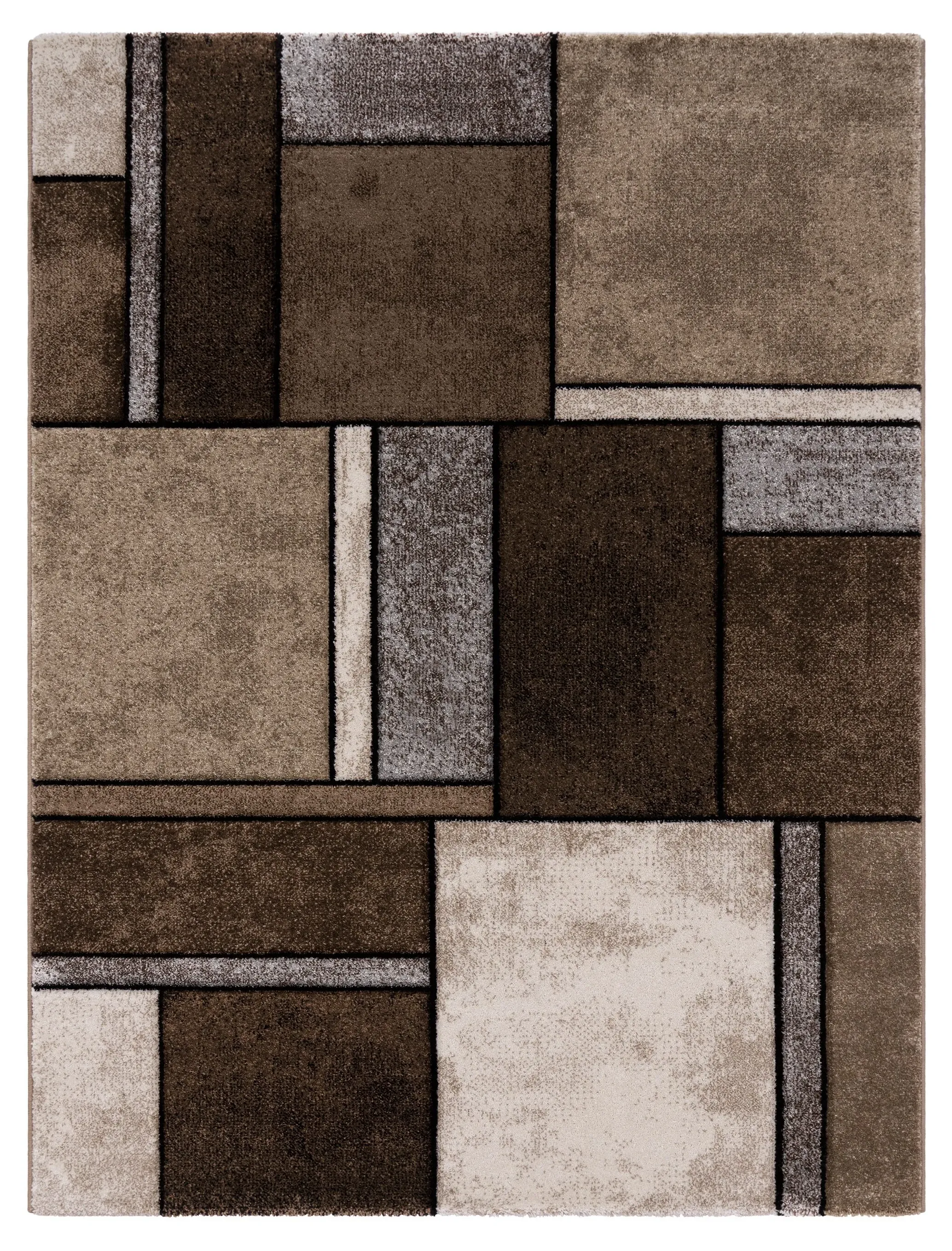 Bravo Geometric Rug - Brown product