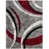 Bravo Rug with Hand-Cut Contours - Red