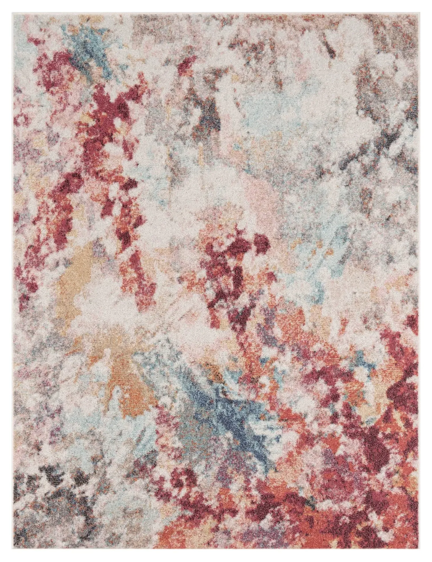 Bryan Short Pile Rug - Multicolored image