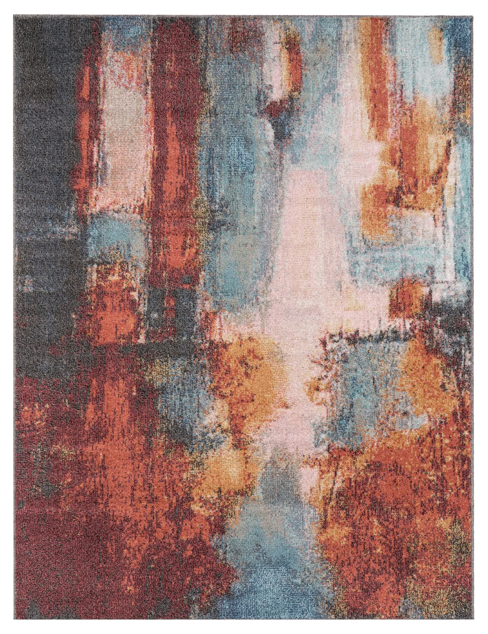 Bryan Short-Pile Rug - Multicolored image