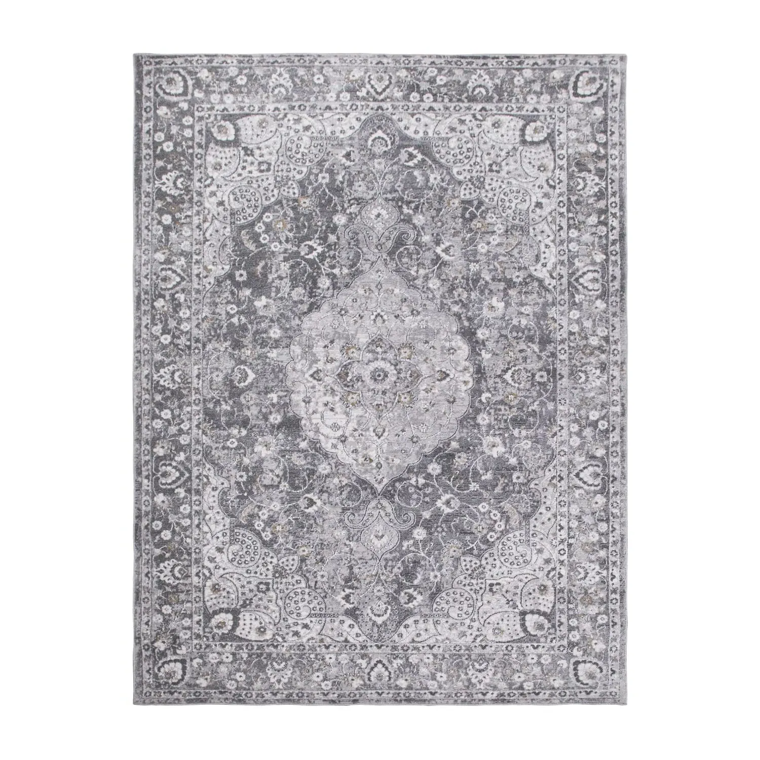Calavia Short Pile Rug - Grey image