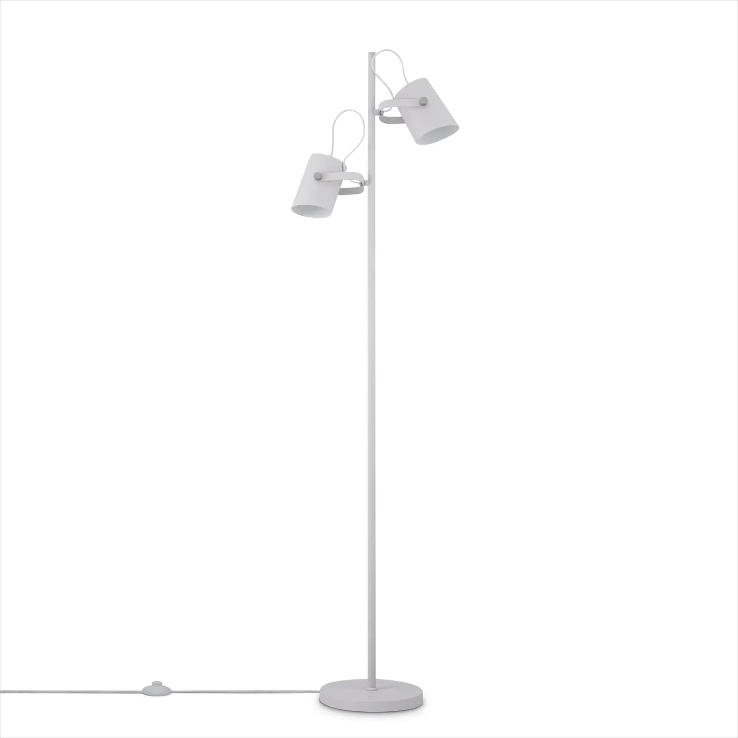 Caleo Floor Lamp - White, Steel