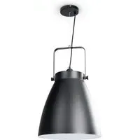 Caleo Pendant Light - Black and White, Steel