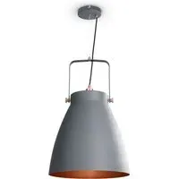 Caleo Pendant Light - Dark Grey, Steel