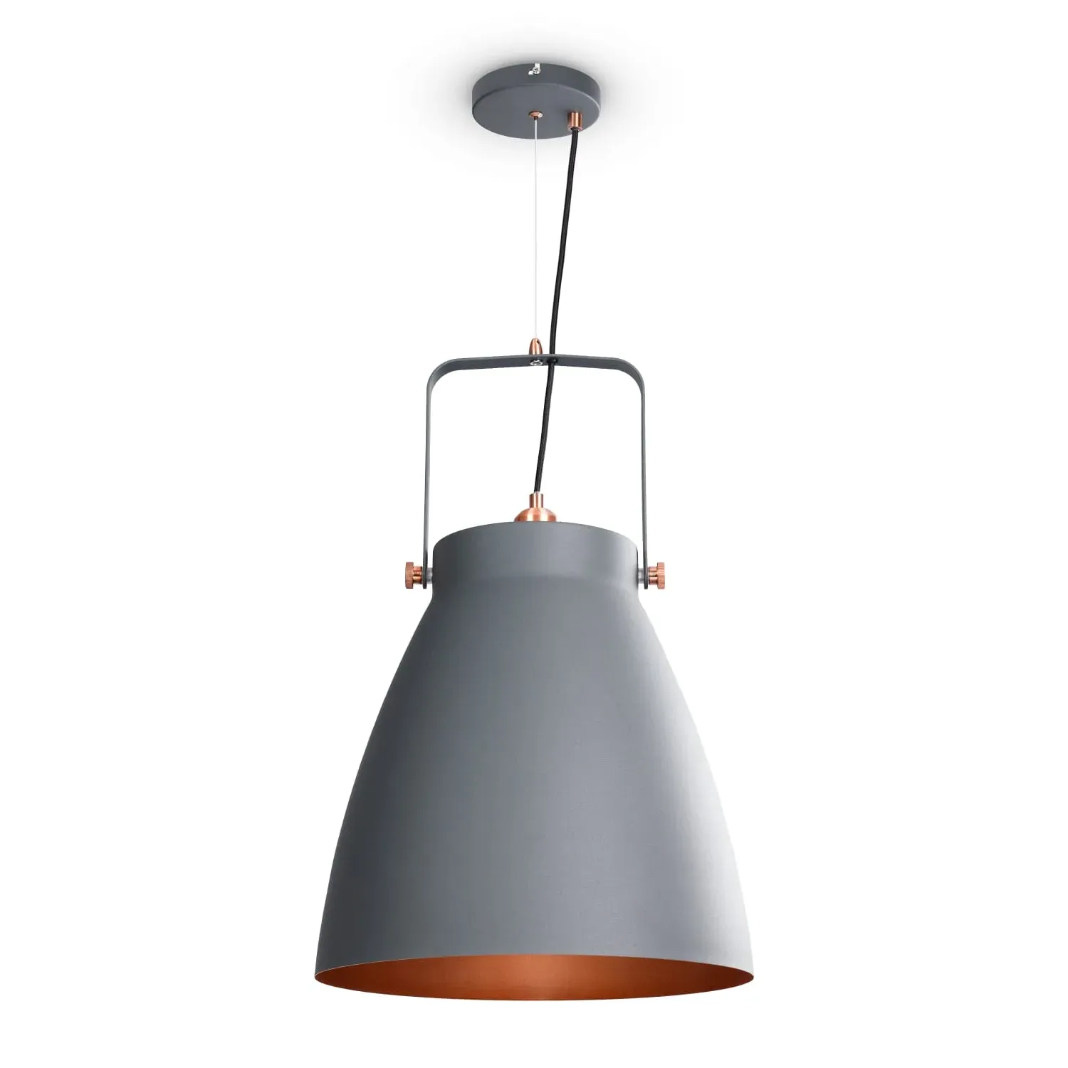 Caleo Pendant Light - Dark Grey, Steel