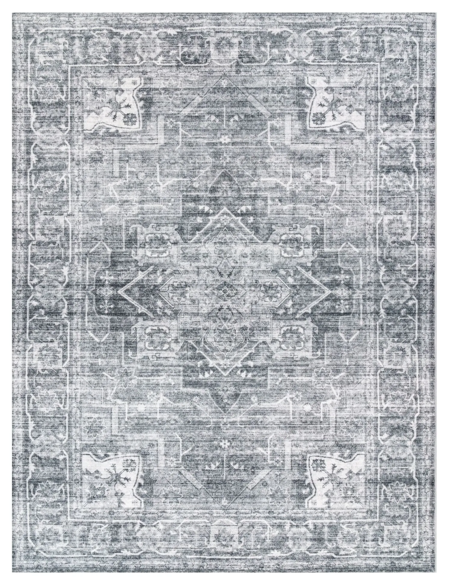 Cambria Washable Rug - Grey image