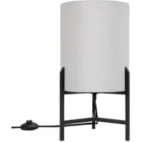 Carla Floor Lamp with Cable Switch - Dark Grey, Steel