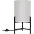 Carla Floor Lamp with Cable Switch - Dark Grey, Steel